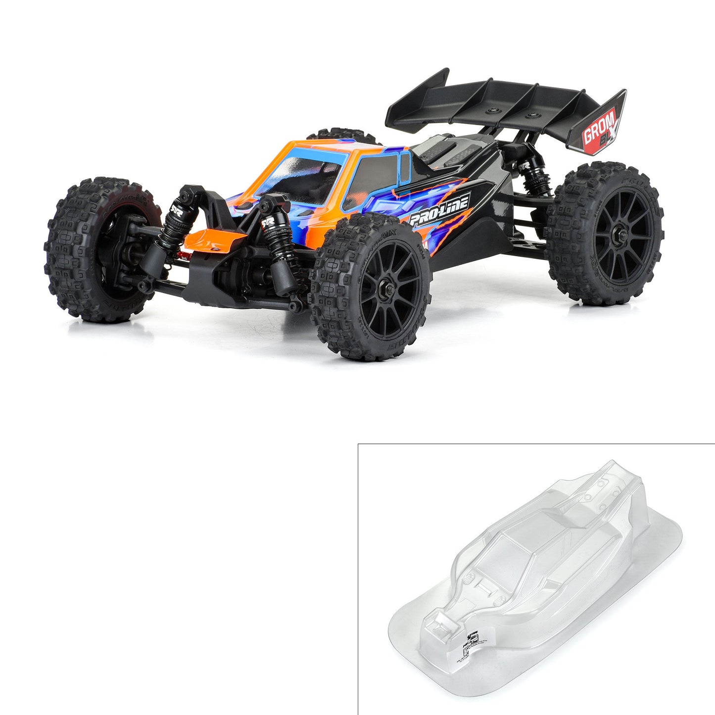 Pro-Line Racing Axis Clear Body: Typhon GROM 1:14 PRO367100