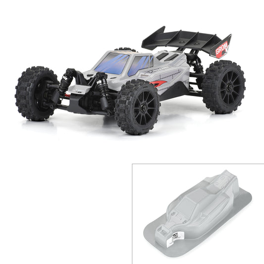 Pro-Line Racing Axis Tough-Color Gray Body: Typhon GROM 1:14 PRO367114