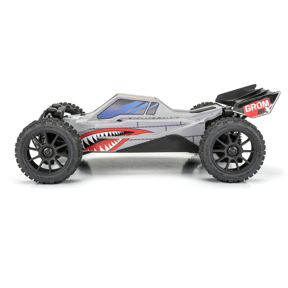 Pro-Line Racing Axis Tough-Color Gray Body: Typhon GROM 1:14 PRO367114