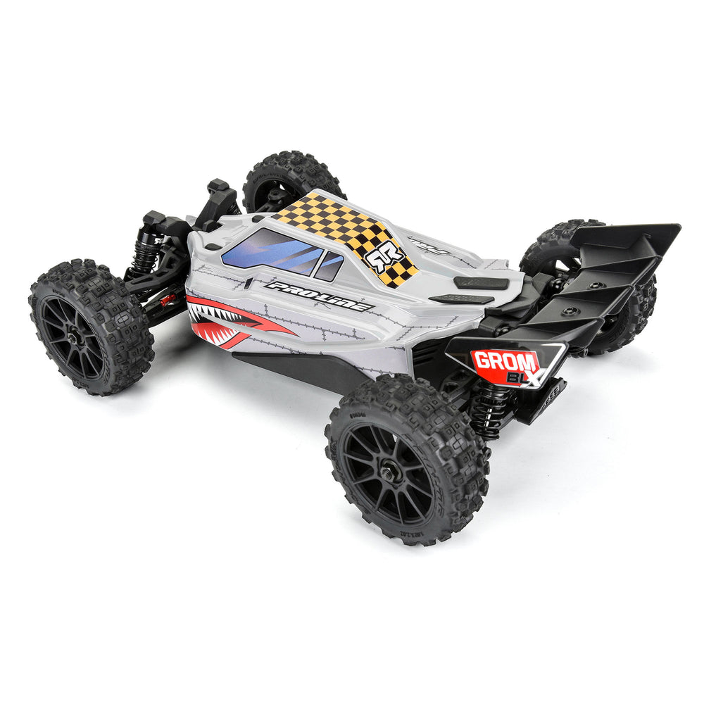 Pro-Line Racing Axis Tough-Color Gray Body: Typhon GROM 1:14 PRO367114