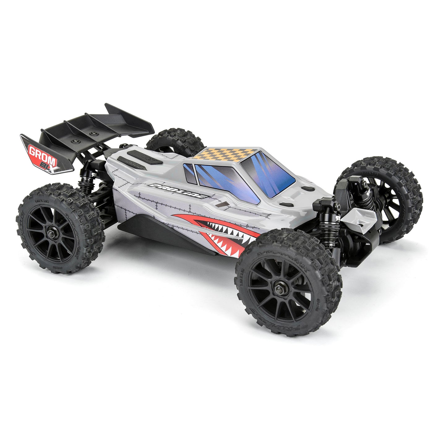Pro-Line Racing Axis Tough-Color Gray Body: Typhon GROM 1:14 PRO367114