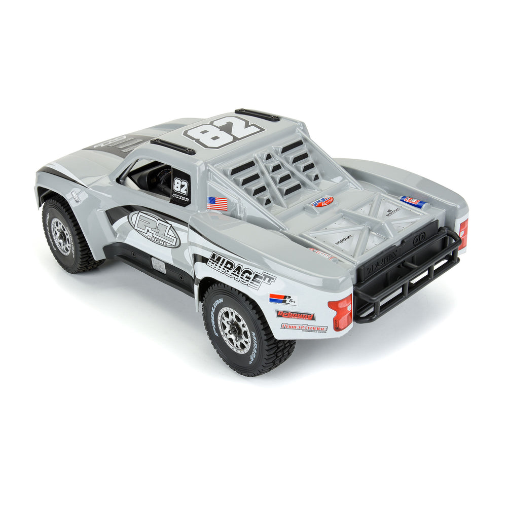 Pro-Line Racing Pre-Cut 2019 Chevy Trophy Truck Tough Gray Body: 1:16 PRO367514
