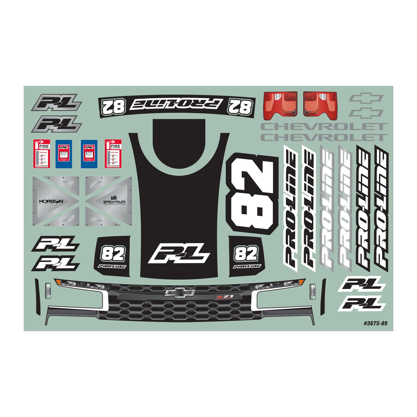 Pro-Line Racing Pre-Cut 2019 Chevy Silverado Truck Clear Body 1:16 PRO367517