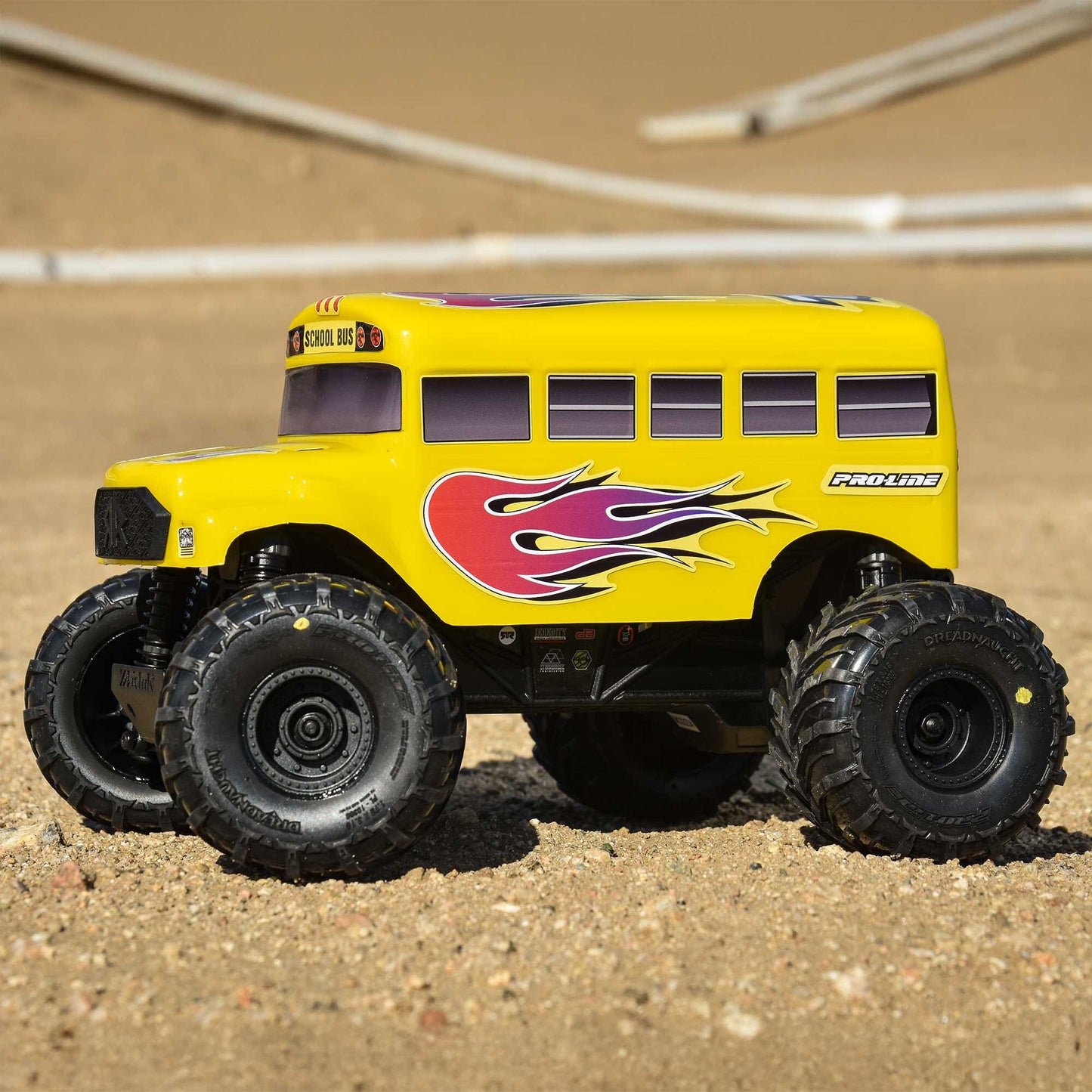 Pro-Line Racing Pre-Cut (School Bus) Clear Body for ARRMA GORGON 1:16 PRO368817