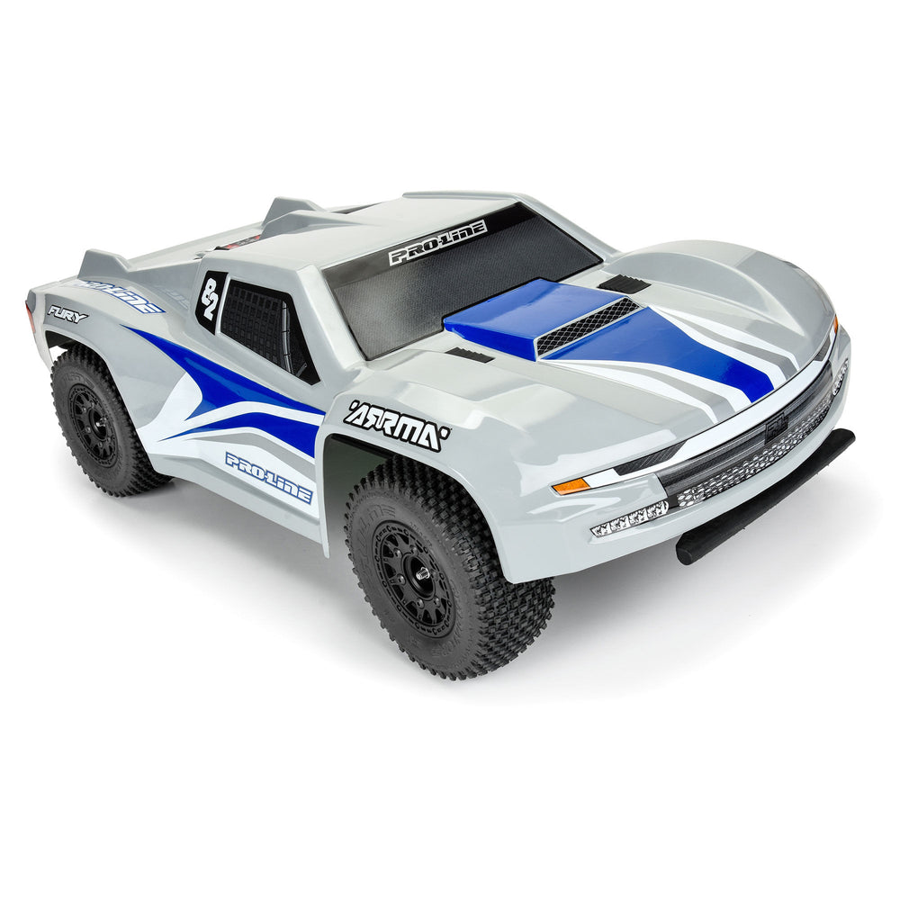 Pro-Line Racing Pre-Cut Sector Tough-Color Stone Gray Body: Fury 1:10 PRO369814
