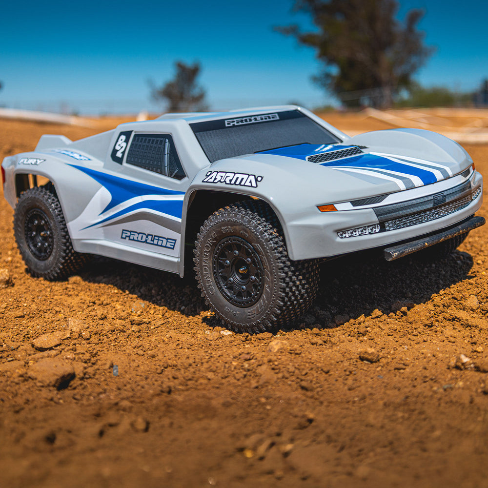 Pro-Line Racing Pre-Cut Sector Tough-Color Stone Gray Body: Fury 1:10 PRO369814