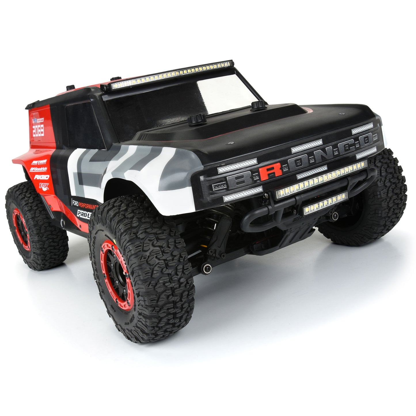 Pro-Line Racing 6" Ultra-Slim LED Light Bar Kit 5V-12V (Curved) PRO6352-03