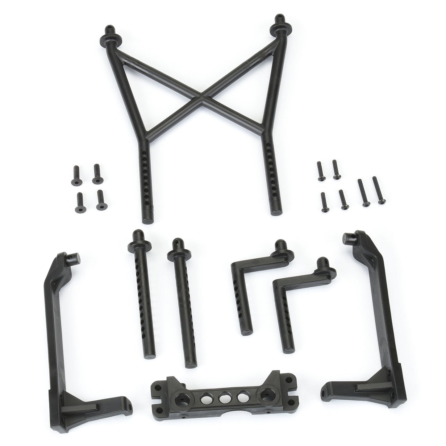 Pro-Line Racing Extended Front and Rear Body Mounts: SCX6 1:6 PRO6403-00