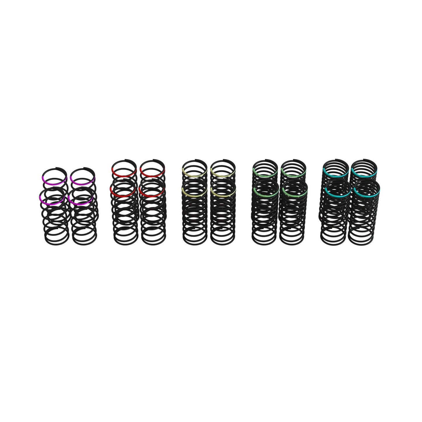 Pro-Line Racing PowerStroke Shock Spring Set: PRO642200 PRO642250