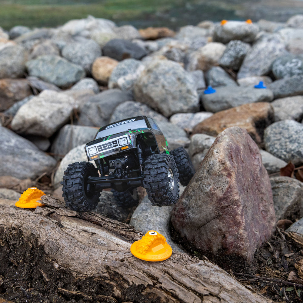 Pro-Line Racing Gate Marker Set, Blue, Orange (12): Axial SCX30 PRO647600