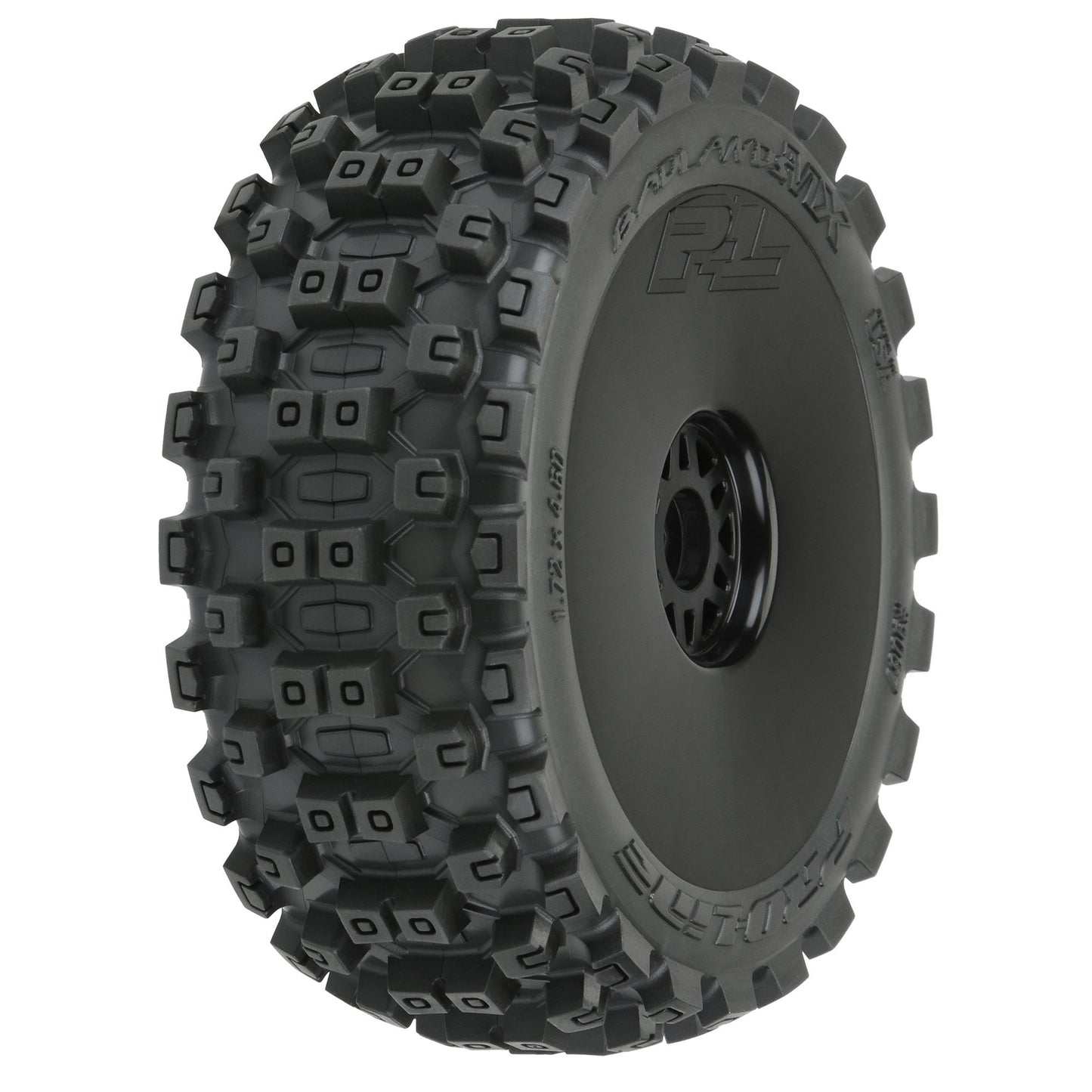 Pro-Line 1:8 Badlands MX M2 Front/Rear Buggy Tires Mounted 17mm Black PRO9067-41