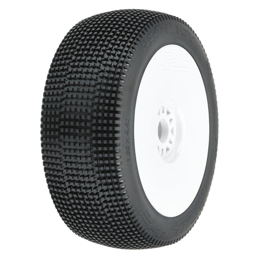 Pro-Line 1:8 Convict S3 Front/Rear Buggy Tires Mounted 17mm White Whe PRO9071-233