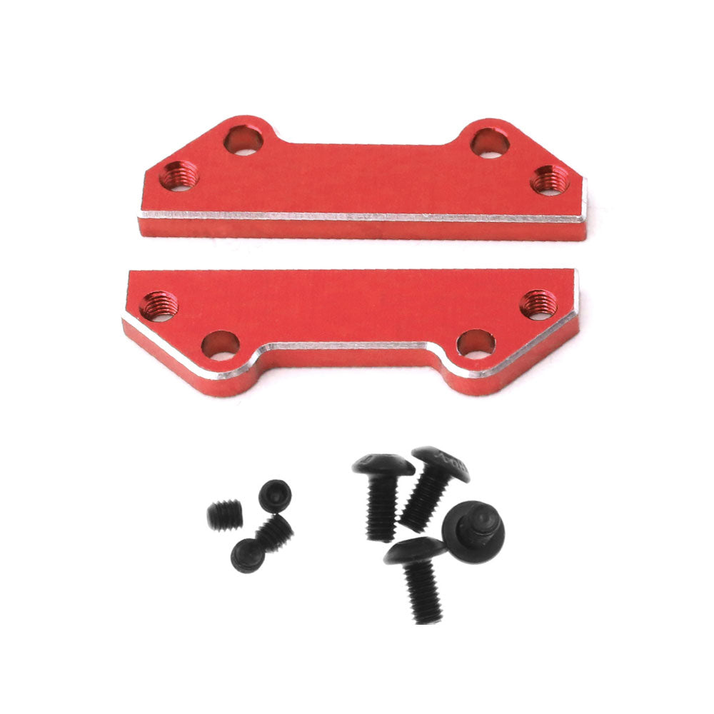RC Overhaul Sway Bar Mount Front & Rear, Red Aluminum, 4S RCO-AR016R