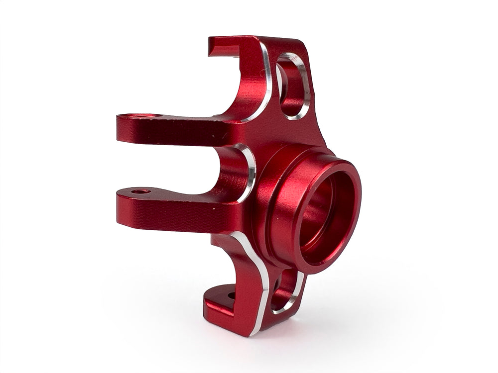 RC Overhaul Front Hubs, Red Aluminum, Typhon/Granite Grom 1:18 RCO-AR021R
