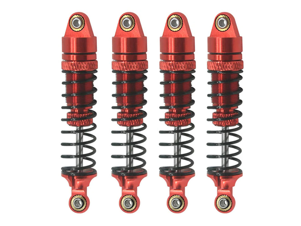RC Overhaul Aluminum Shock Set (Fr&Rr) Red, Grom RCO-AR025R