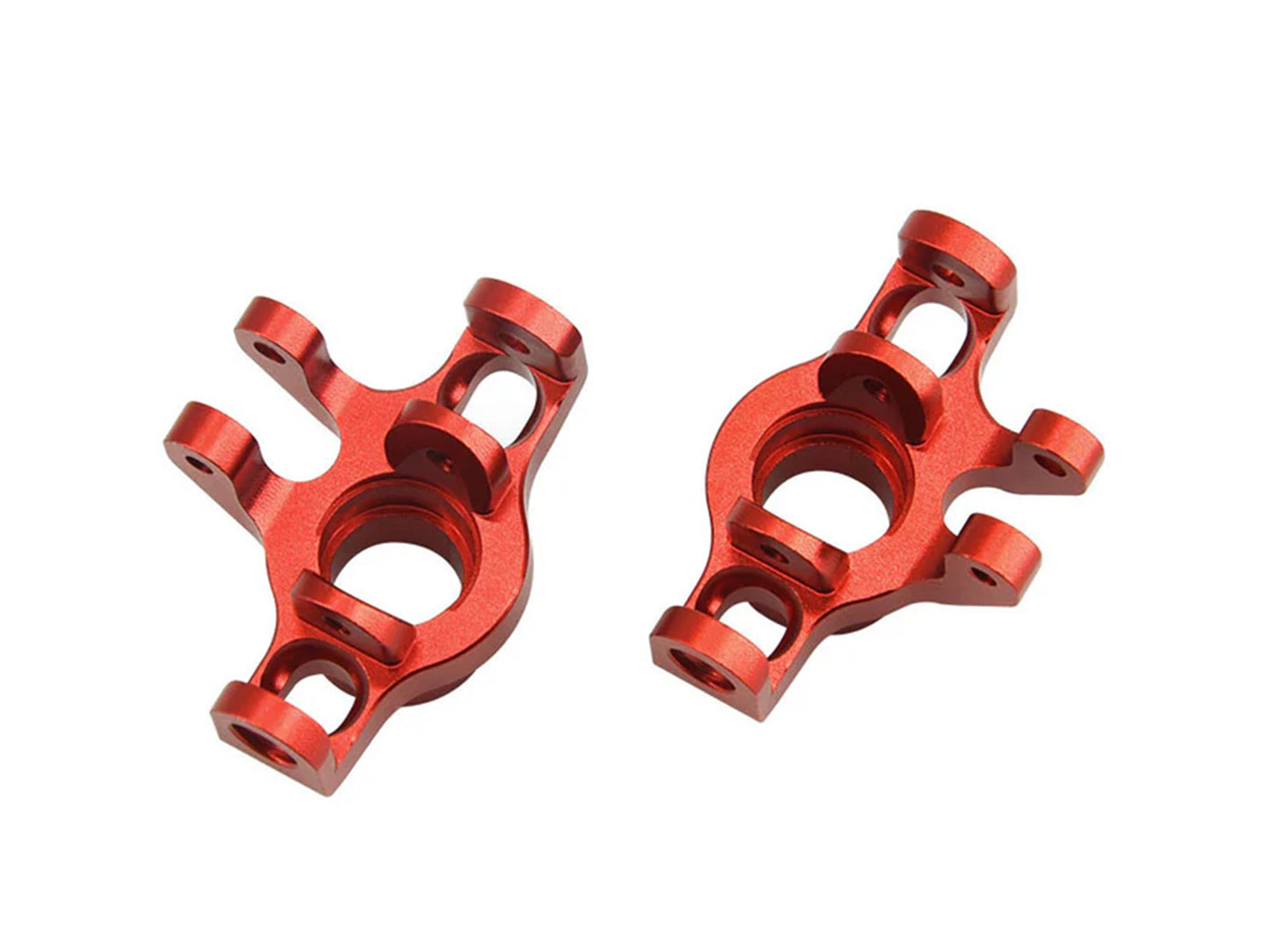 RC Overhaul Front Hubs, Red Aluminum, Mojave 1:18 RCO-AR030R