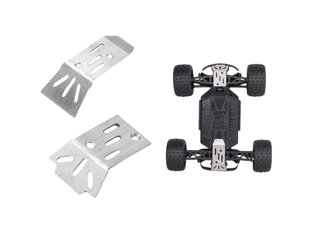 RC Overhaul Skid Plate Guard F/R, Granite 1:18 RCO-AR033