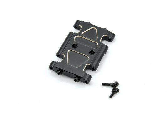 RC Overhaul Centre Skid Plate Black Brass AX24 AX001