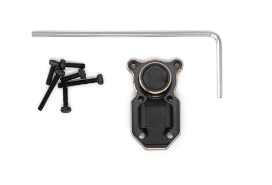 RC Overhaul Diff Cover Black Brass AX/SCX24 AX015