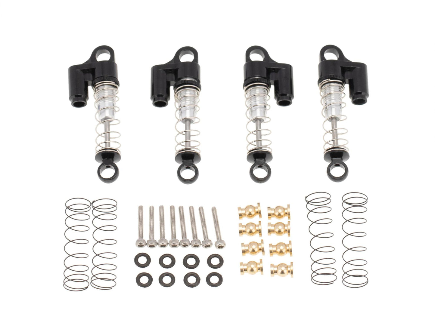RC Overhaul Shock Absorber Aluminum 4pcs SCX24 AX021