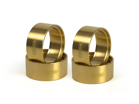 RC Overhaul Inner Wheel Weights, Brass (4pcs), SCX24 RCO-AX037