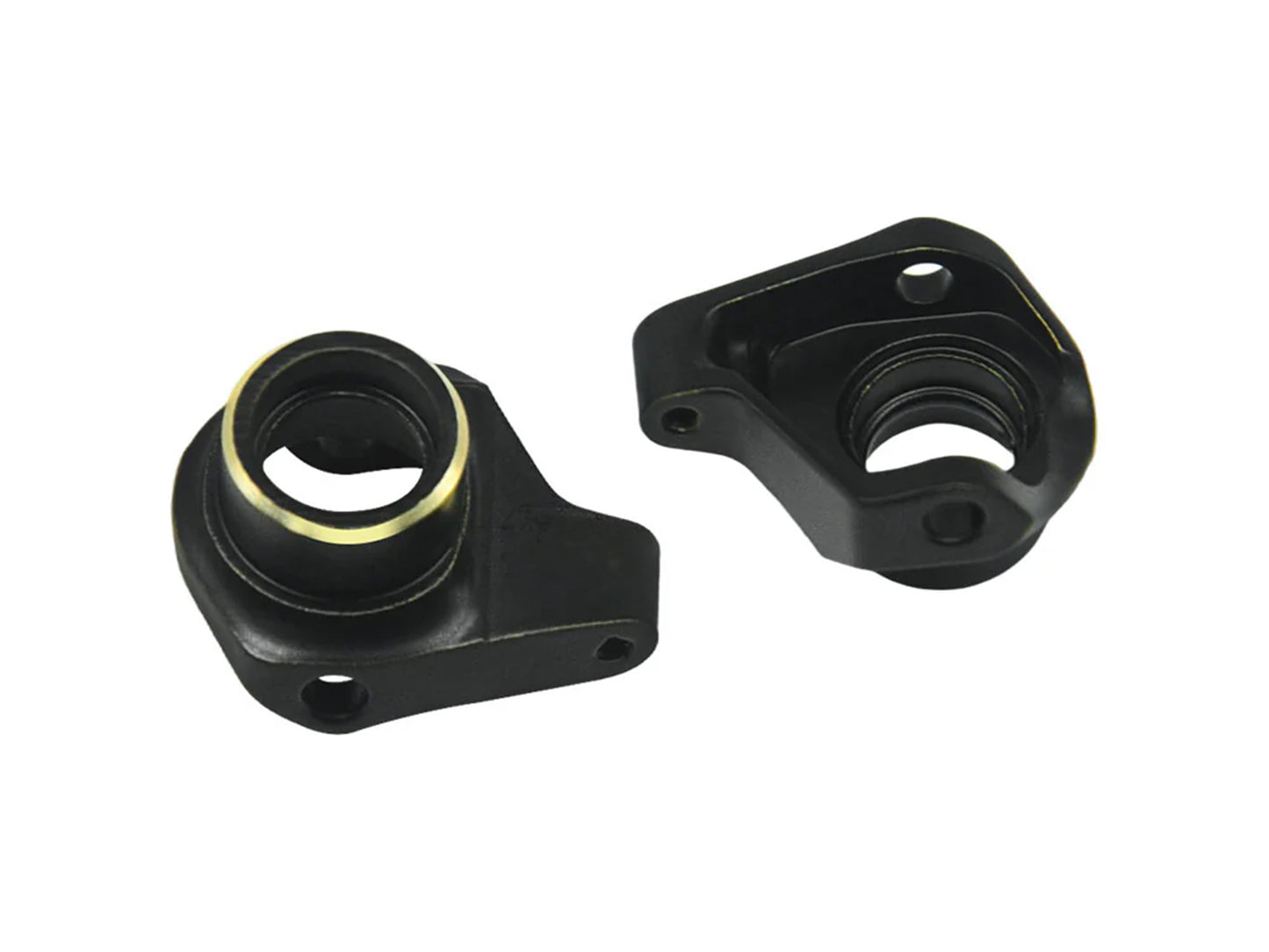 RC Overhaul Steering Knuckles, Black Brass Pr SCX30 RCO-AX044