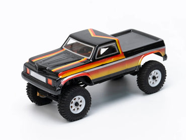 RC Overhaul Full Cab Truck Body, Painted Black SCX30 RCO-AX064