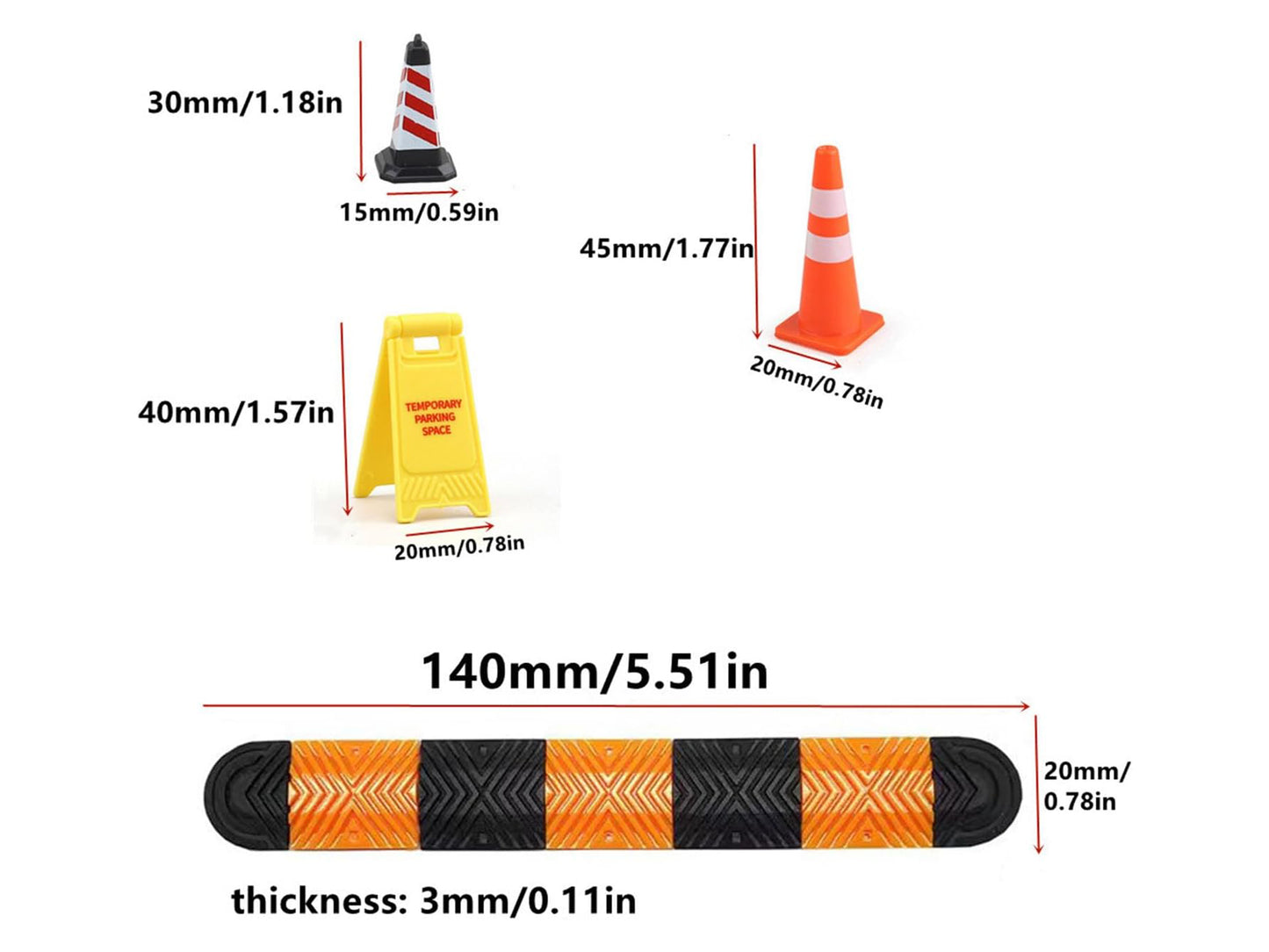 RC Overhaul Road Accessories Set, 1:24 RCO-CR031