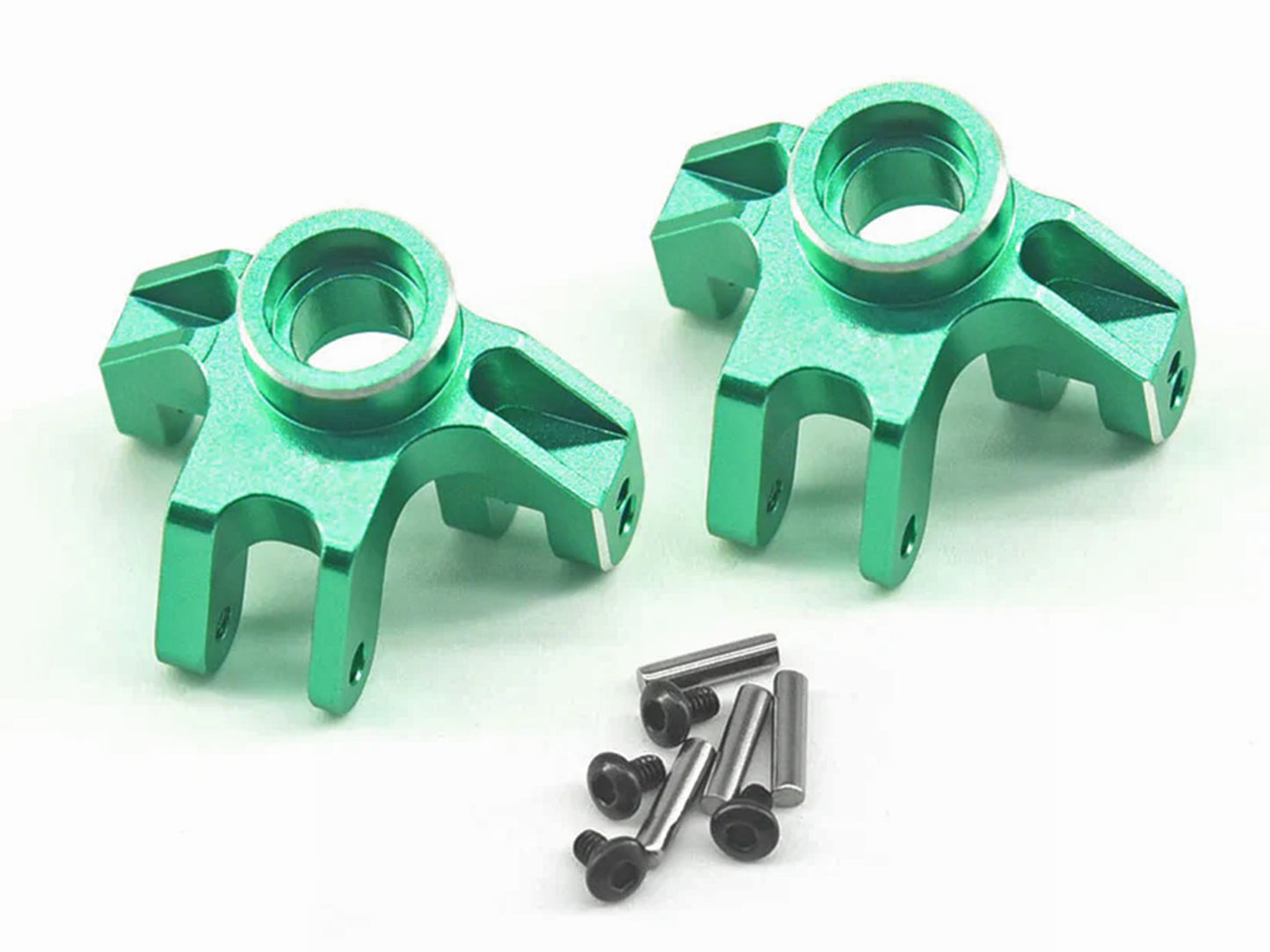 RC Overhaul Steering Knuckles Green Alum Pr, LMT Mini RCO-LOS04G