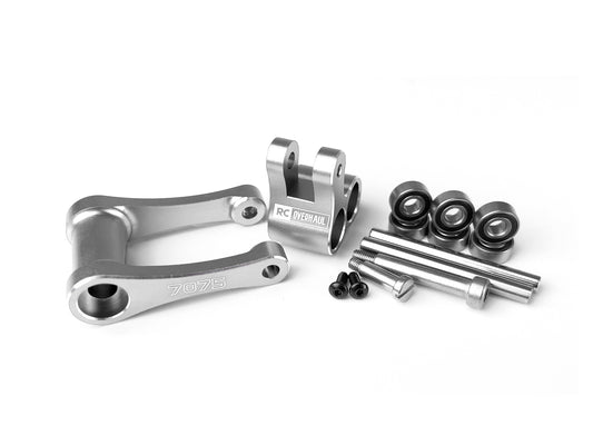 RC Overhaul Aluminum Knuckle & Pull Rod, Promoto, Silver MX04S