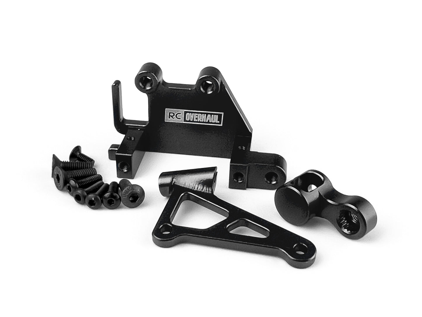 RC Overhaul Aluminum Servo Mount Set, Promoto, Black MX05BK