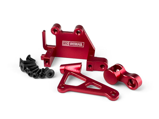 RC Overhaul Aluminum Servo Mount Set, Promoto, Red MX05R