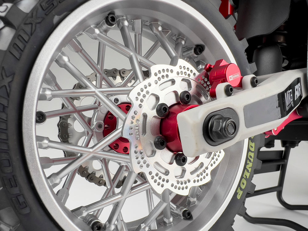 RC Overhaul Aluminium Rear Brake Disc, Promoto, Silver RCO-MX08S
