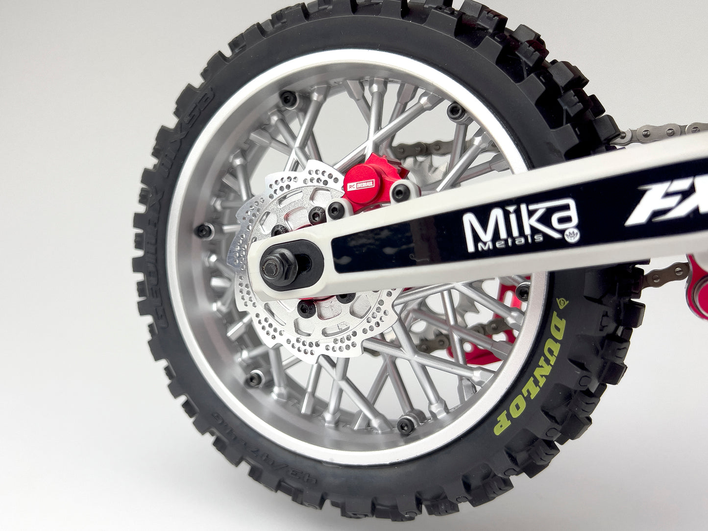 RC Overhaul Aluminium Rear Brake Disc, Promoto, Silver RCO-MX08S