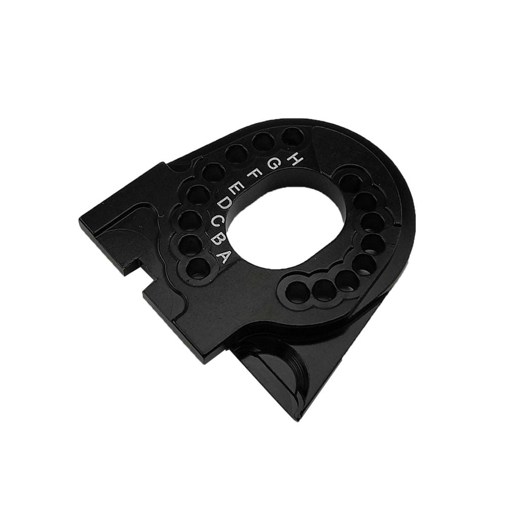 RC Overhaul Adjustable Motor Mount, Black Aluminum TRX4 RCO-TRX004