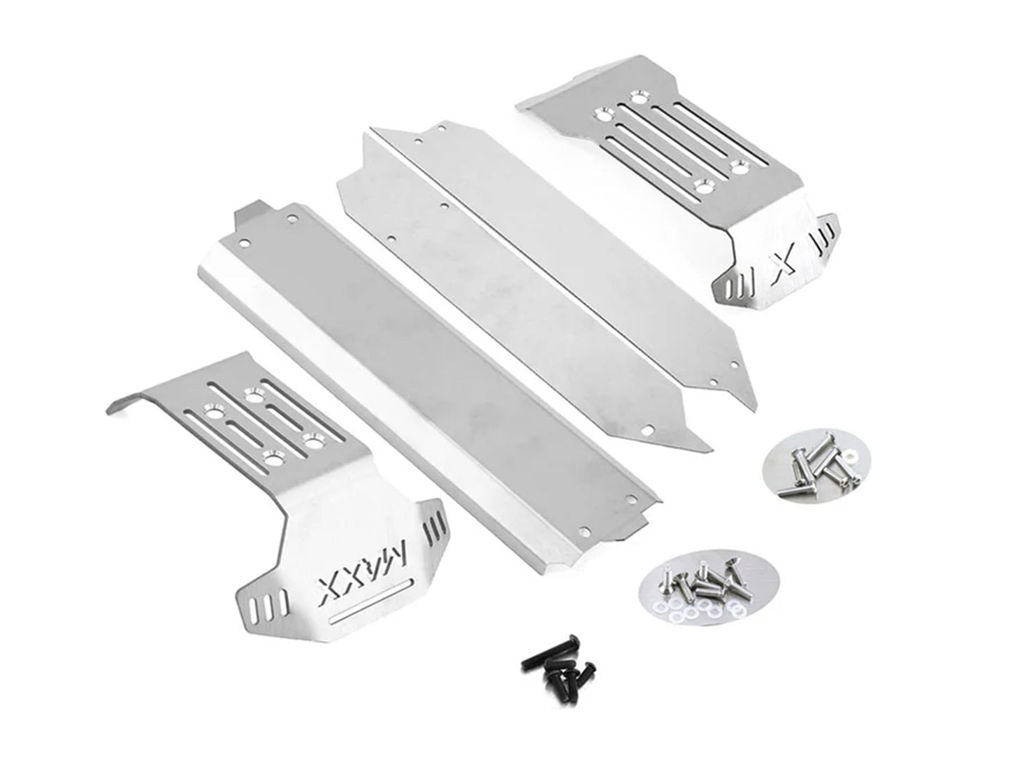 RC Overhaul Maxx V2.0 Longer S.Steel Chassis Skid Plate RCO-TRX035