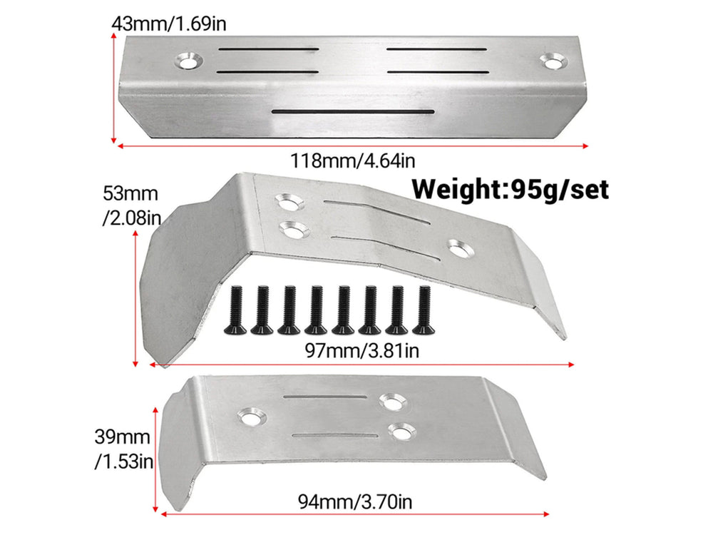 RC Overhaul Skid Plate Guard Set, Traxxas Mini Maxx RCO-TRX047