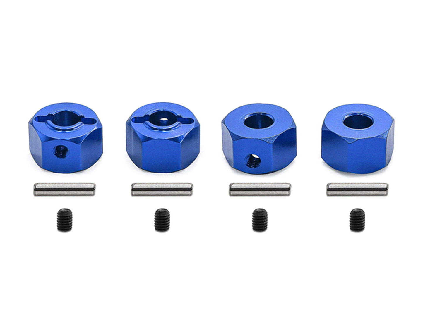 RC Overhaul Aluminium Hex Drive (pk4), Blue, Traxxas Mini Maxx RCO-TRX048BL