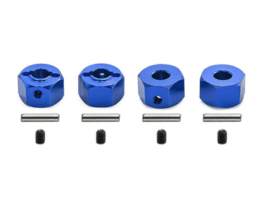 RC Overhaul Aluminium Hex Drive (pk4), Blue, Traxxas Mini Maxx RCO-TRX048BL