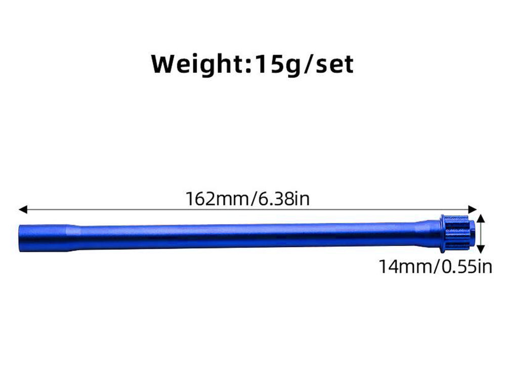 RC Overhaul Alu. Center Drive Shaft, Mini Max, Blue RCO-TRX050B