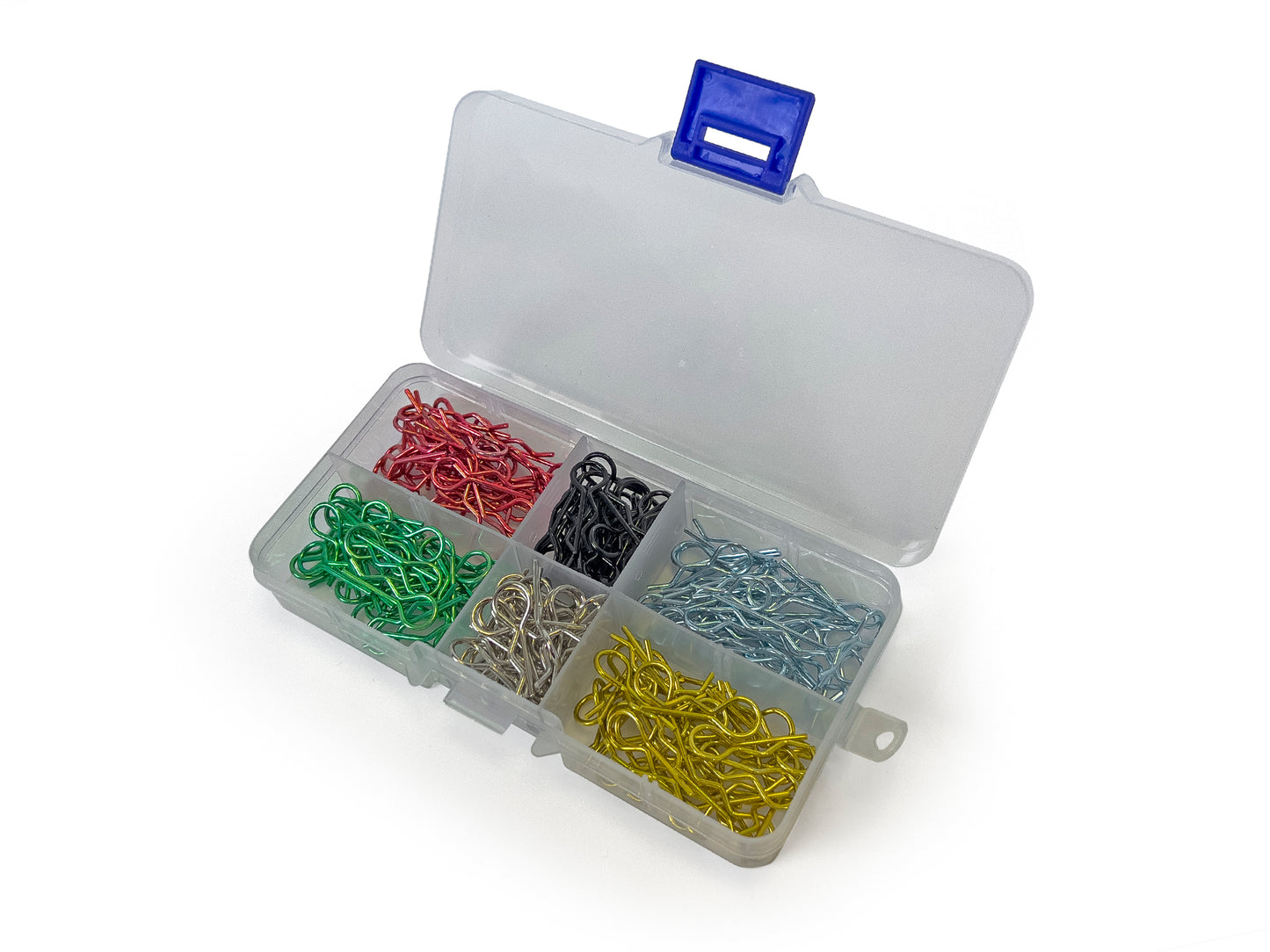 RC Overhaul Body Clips 1/10th (30pcs x 6 mixed colours) RCO-UN006COL