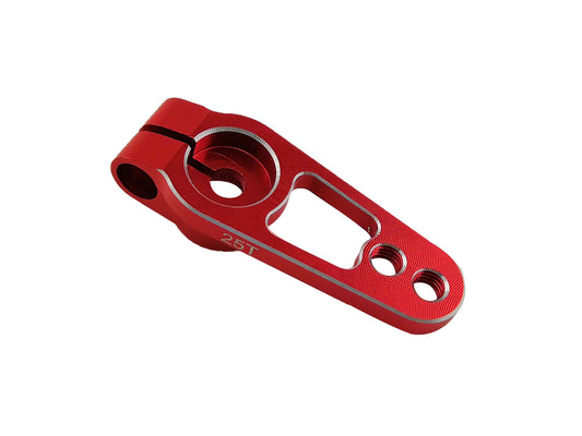 RC Overhaul 25T Aluminium Clamp Servo Horn, Red RCO-UN010R