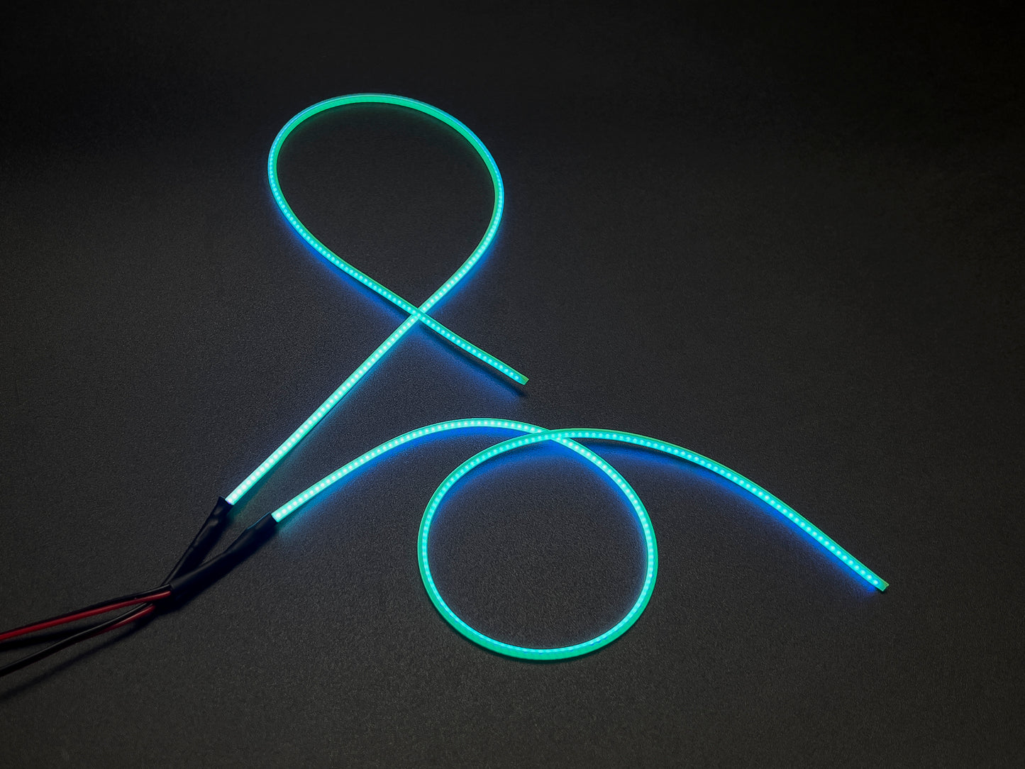 RC Overhaul LED Light Line Pair, 29cm Ice Blue RCO-UN020IBL