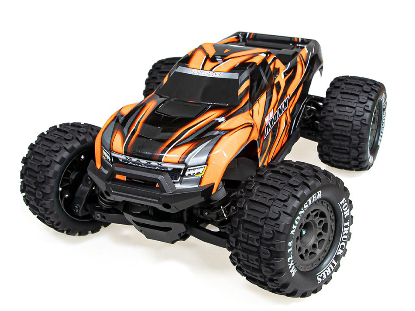 RC Overhaul MT Wheel & Tyre, Mini Maxx/XRT, Mini LMT Pk4 1:16 RCO-UN13BK