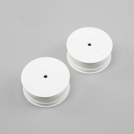 TLR Front Wheel, Stiffezel, 12mm Hex, White(2): 22 4.0 TLR43017