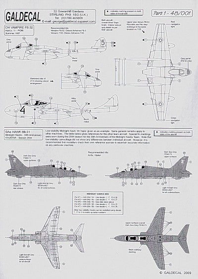Galdecal GAL48001 1:48 Finnish Air Force Pt 1
