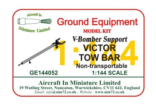 AIM Ground Equipment GE144052 1:144 Handley Page Victor B.2 Tow Bar