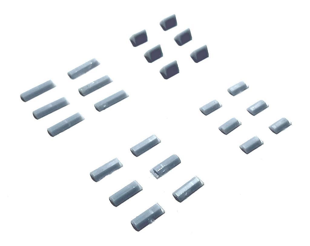AIM - Ground Equipment GE24001 1:24 Modern wheel Chocks