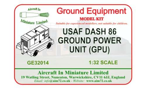 AIM Ground Equipment GE32014 Dash 86 USAF Ground Power Unit 1:32