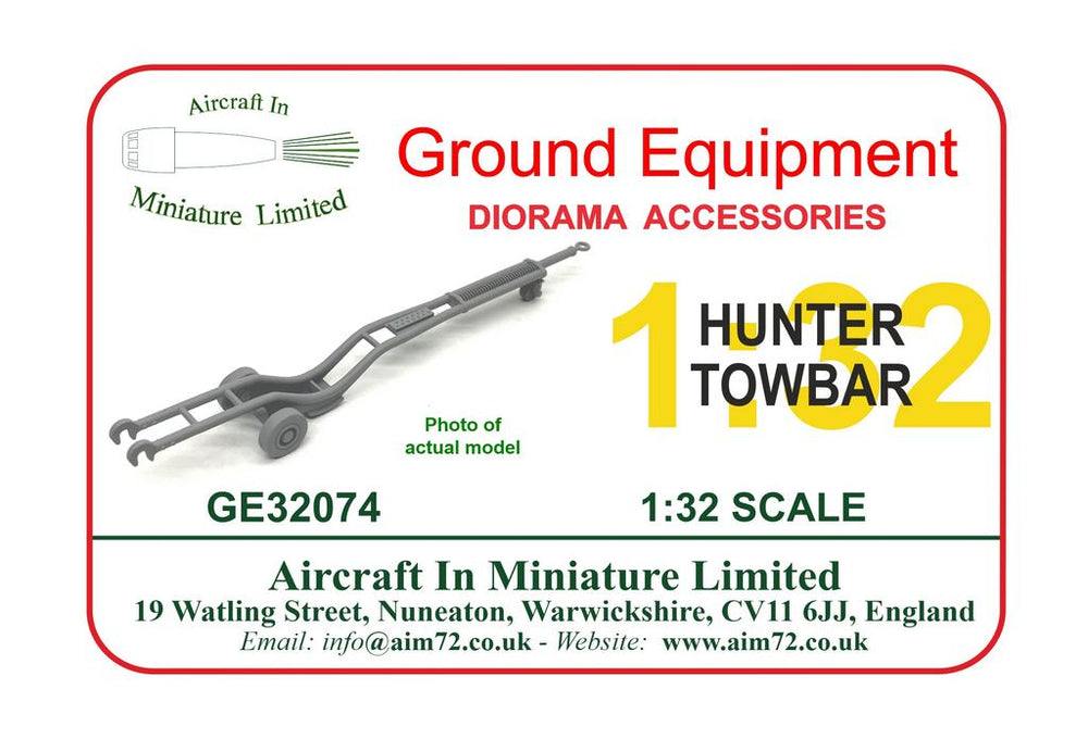 AIM - Ground Equipment GE32074 1:32 Hawker Hunter tow bar